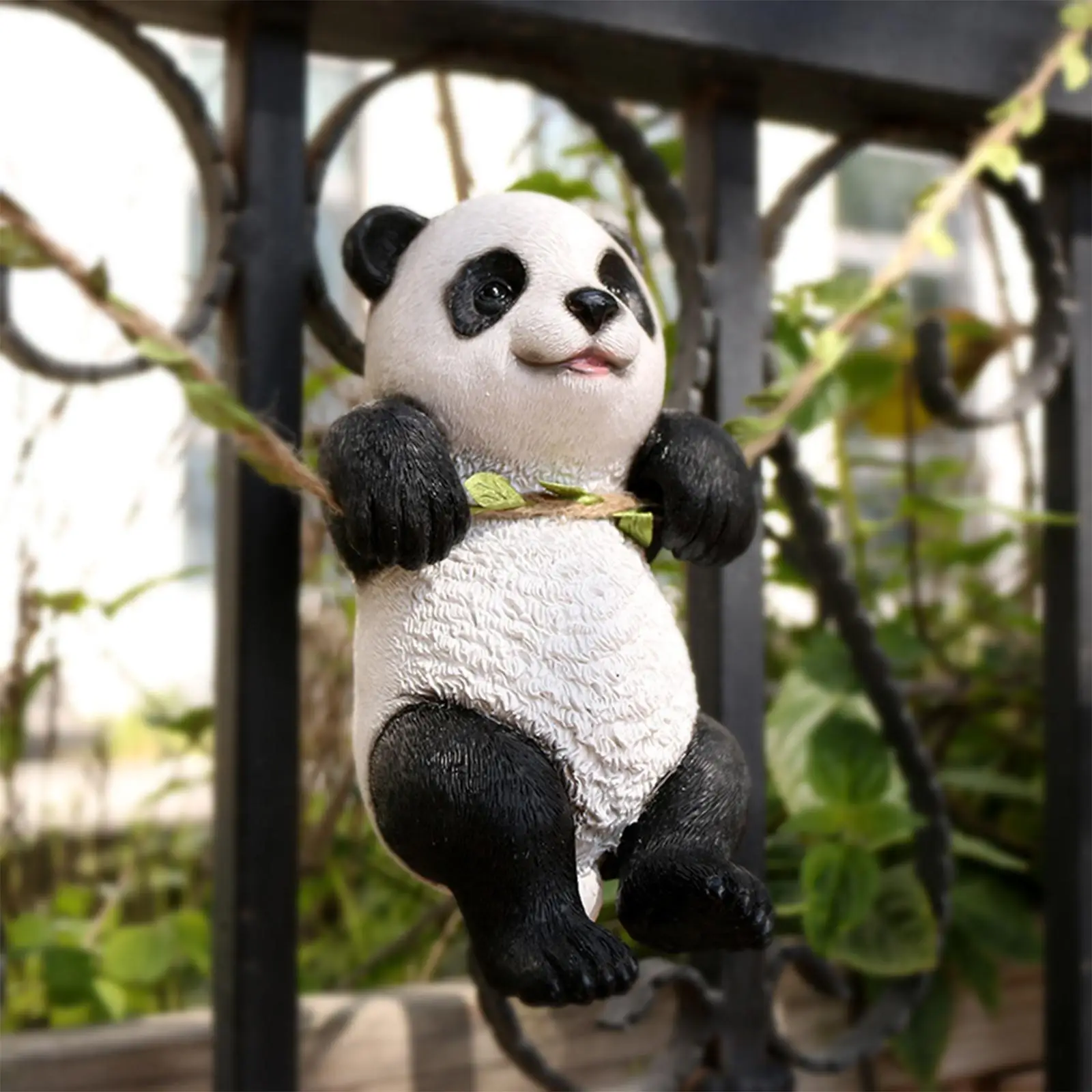 Animal Garden Statue Figurine Adorable Resin for Fairy Garden Tabletop Yard