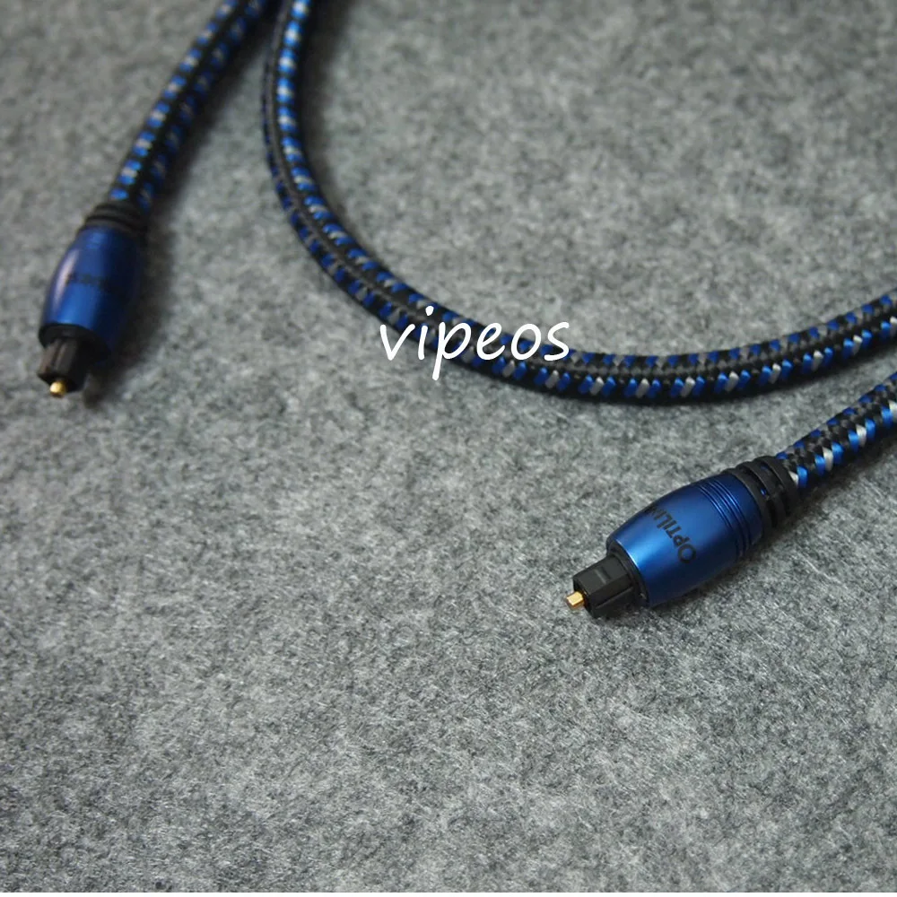 Cyfrowy kabel HiFi Audio OptiLink-5 Toslink Światłowodowa złota wtyczka