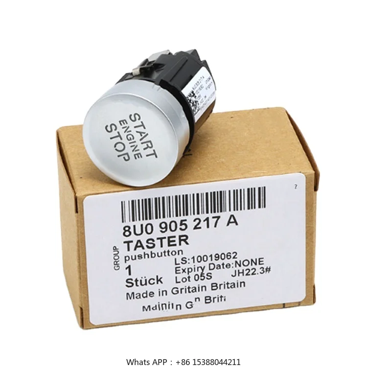 

Car Start Stop Engine Switch Button OEM 8U0905217A V15-80-0001 For Au-di Q3 2012-2018 RS Q3 Spo-rtback 2014-2018