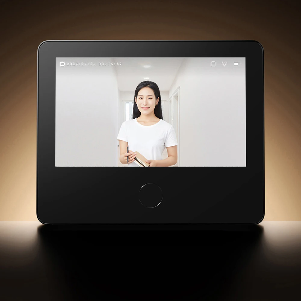 Xiaomi Smart Video Doorbell with Monitor 2 HDR 5-Inch 720P Screen 3MP HD Camera 180° Wide Angle Infrared Night Vision Intercom