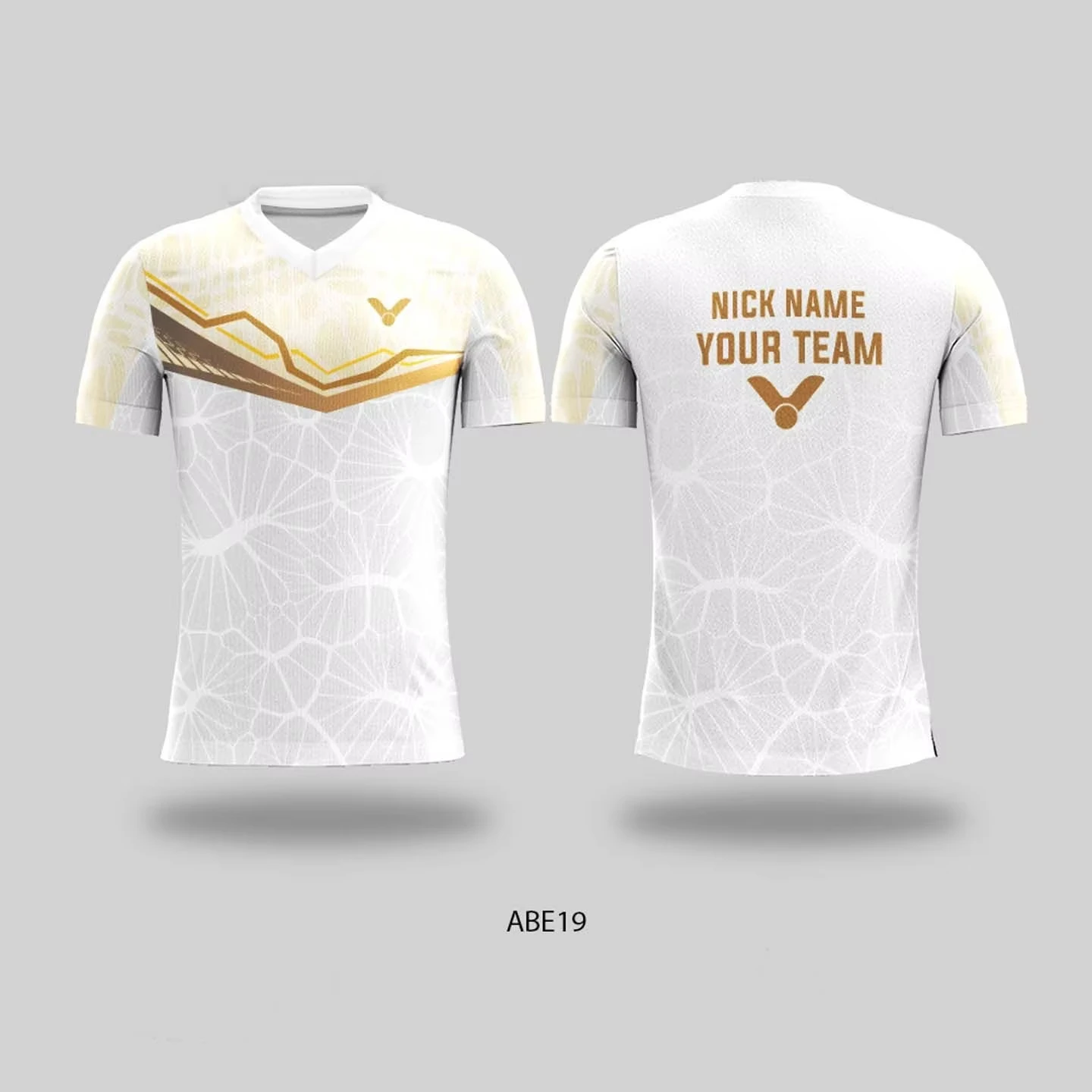 

Fashion Men's Top, Short Sleeved Breathable Quick Drying Team Uniform, Badminton Match 3d Printing Pattern Trend Movement