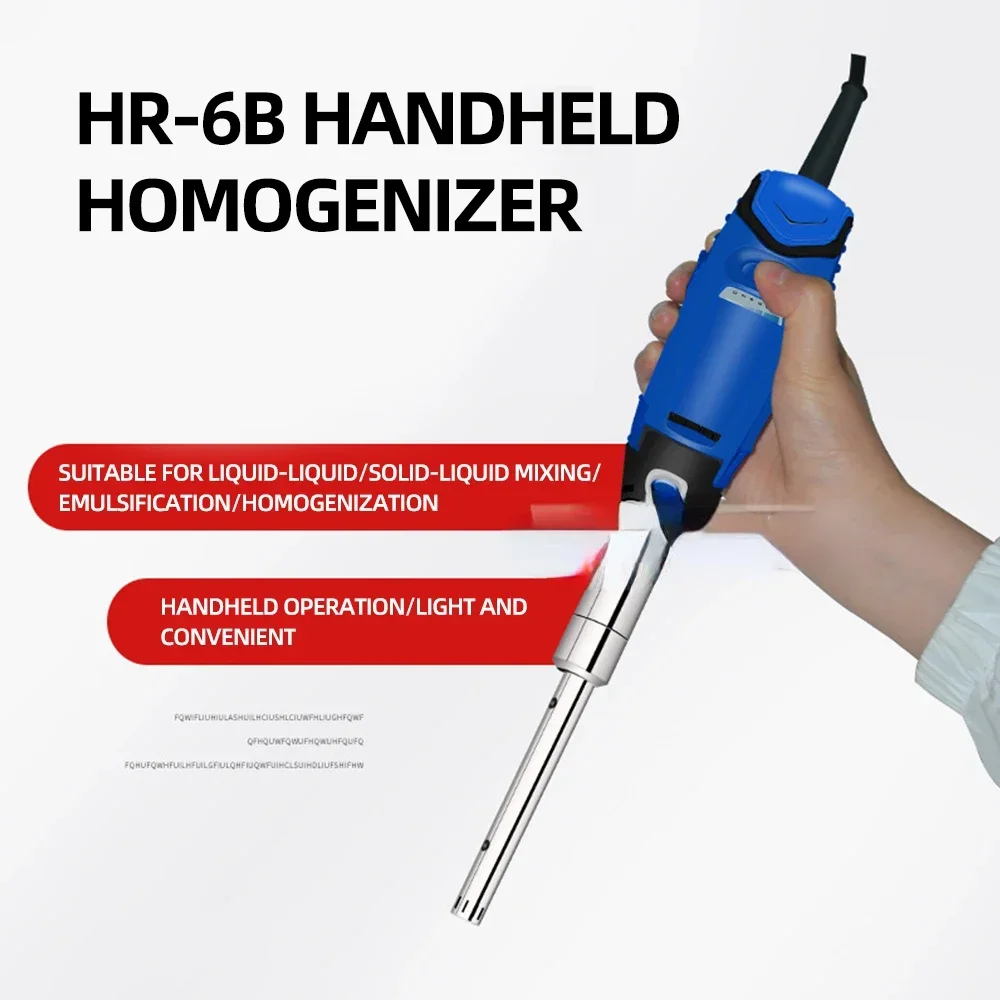 

Bestseller 0.2-150ML 1000-35000rpm Handheld Lab Homogenizer Disperser Mixer Emulsifier Disperser Lab Equipment Cell Crushing Mi