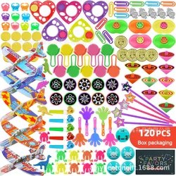 30/120PC Fun Party Favors Toy Assortment Giveaway Pinata Filler Bulk Toys for Kids Birthday Party Present Souvenir Toys Gift Box