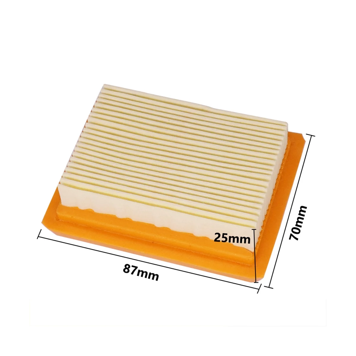 Paquete de 10 piezas adecuado para elementos de filtro de aire de FS120/200/250, desbrozadora y cortacésped