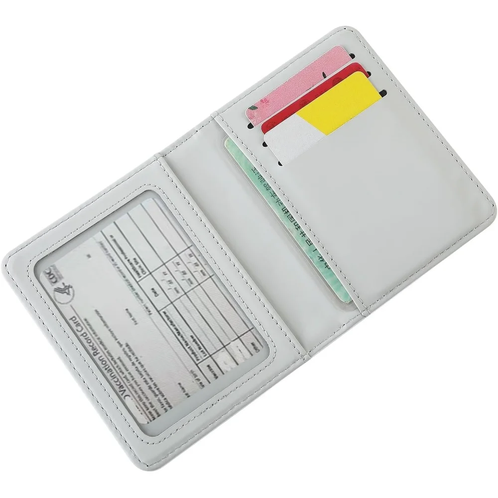 

10 Pack PU Leather Card Holder Blank Sublimation DIY Heat Transfer Print Wallet Cover for Business Credit Cards