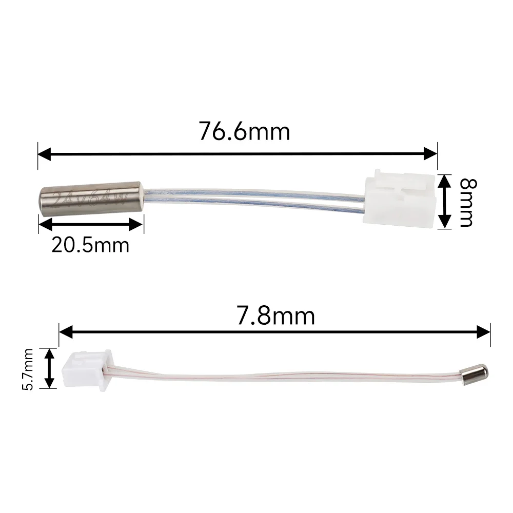 Thermistance de chaussette en silicone, tube chauffant, extrudeuse de buse de gorge constants ique, nuit de chaleur, artillerie Sidewinder bronchX2 Genius Hotend