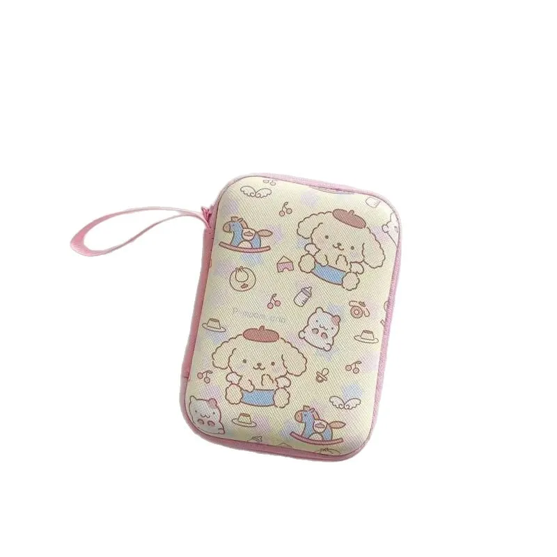 Hello Kitty Tragbare Aufbewahrungsbox, Kuromi Aufbewahrungstasche, Pochacco Datenkabel-Ladegerät Reise-Aufbewahrung Münzbörse Schutzhülle Geschenk