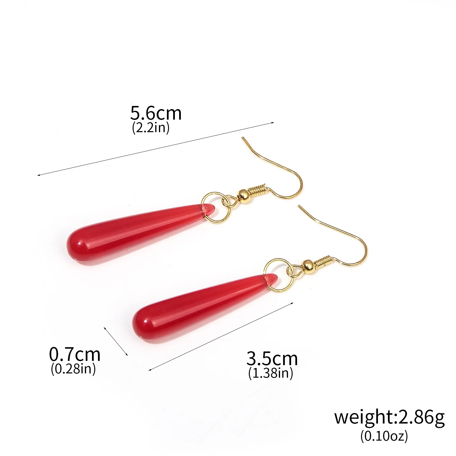 New Anime Keychain,Beyond Journey's End Red Earrings Frieren At The Funeral Frieren stud Earrings Pendant Frieren Elf Cosplay image 5