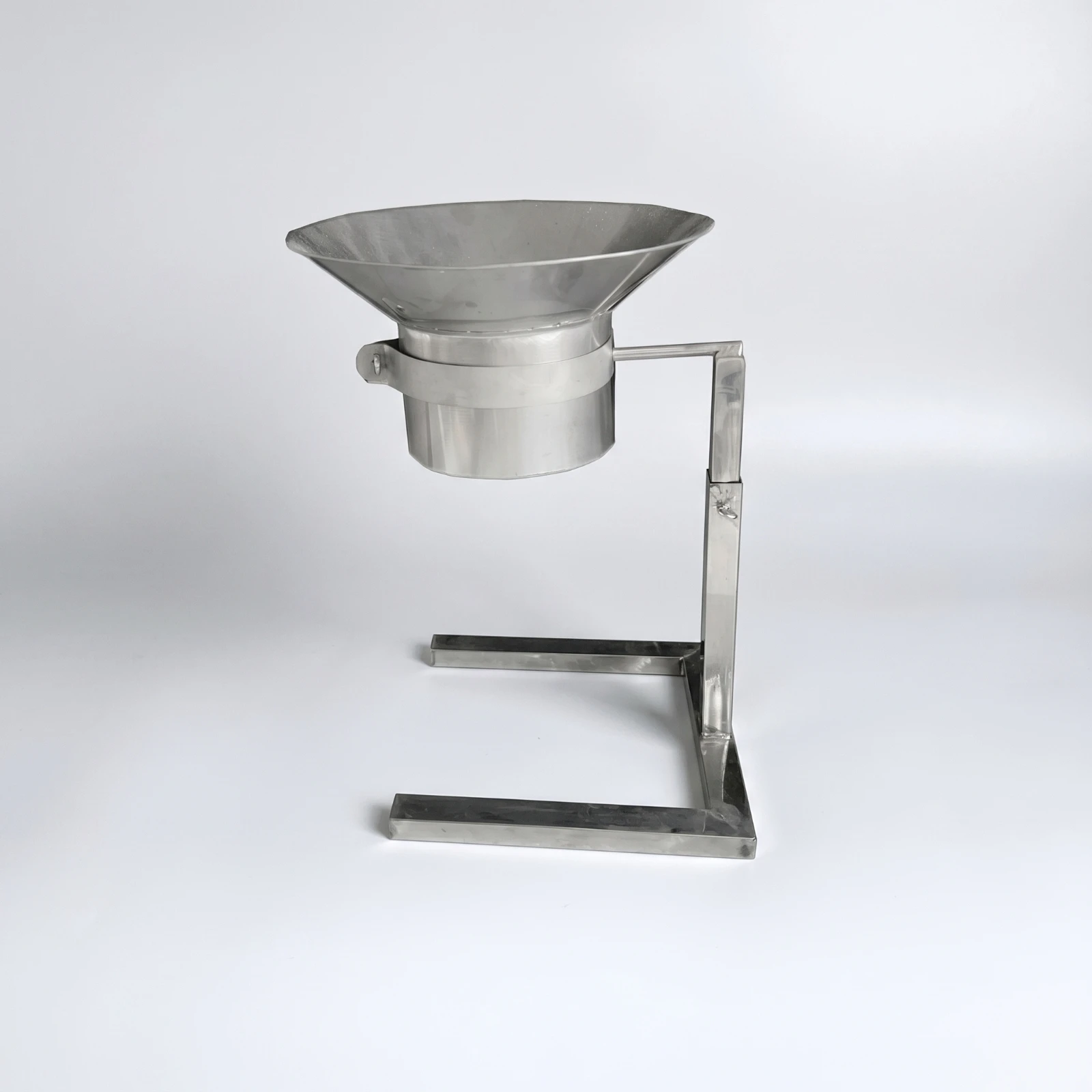 Bagging Funnel with Stand Handshands-off Stainless Steel Funnel with Stand Food Grade Commercial for Home Cooks, Vacuum Sealing