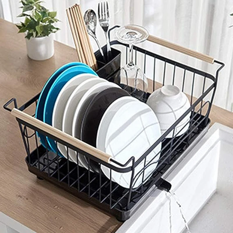 Dish Rack Detachable Chopsticks Rack Sink Drain Basket, Dishes, Chopsticks, Tableware Storage