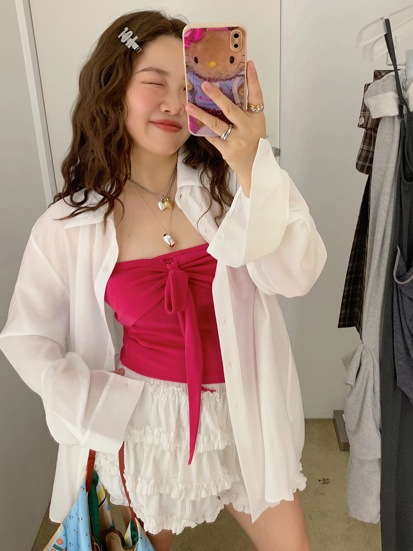 

Новая летняя женская рубашка из ацетата с защитой от солнца, тонкая, класса люкс, больших размеров, в корейском стиле, свободного кроя, с длинными рукавами, на пуговицах