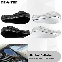 Motorcycle Heat Deflector Mid-Frame Air Shield Trim For Harley Touring Street Road Glide FLTRX FLHX FLTRXSE CVO Limited 2024-UP