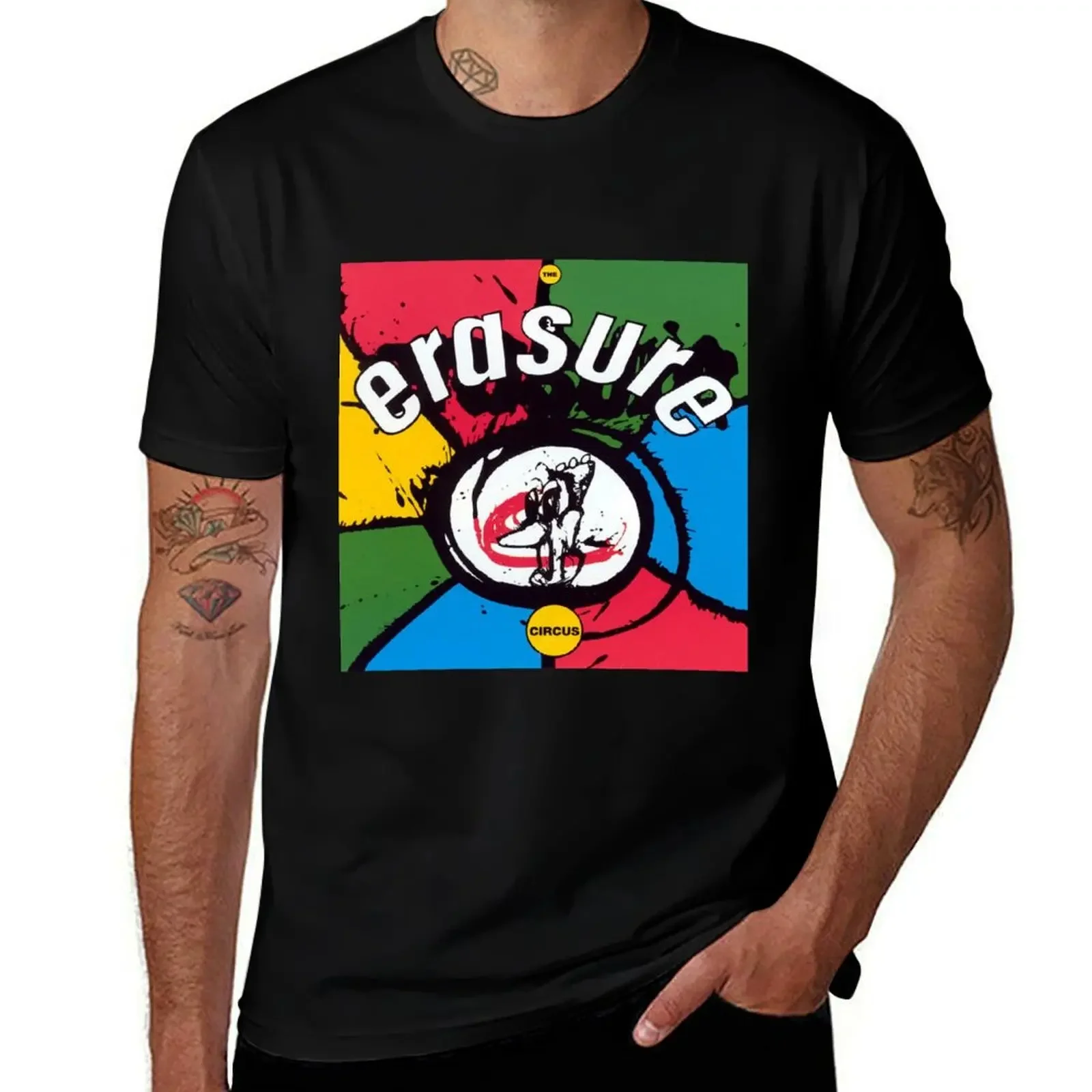 Erasure the circus T-Shirt customizeds Luxury man sports fans funny shirt cotton T-shirt men