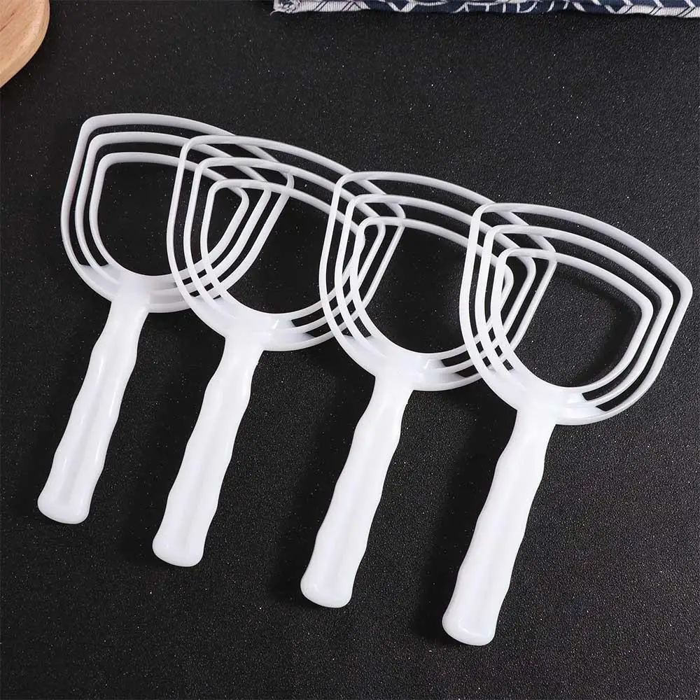 4pcs Bone Dust Remover Plastic Meat Scraper Handhold White Fish Scales Manual Bone Scraper Kitchen