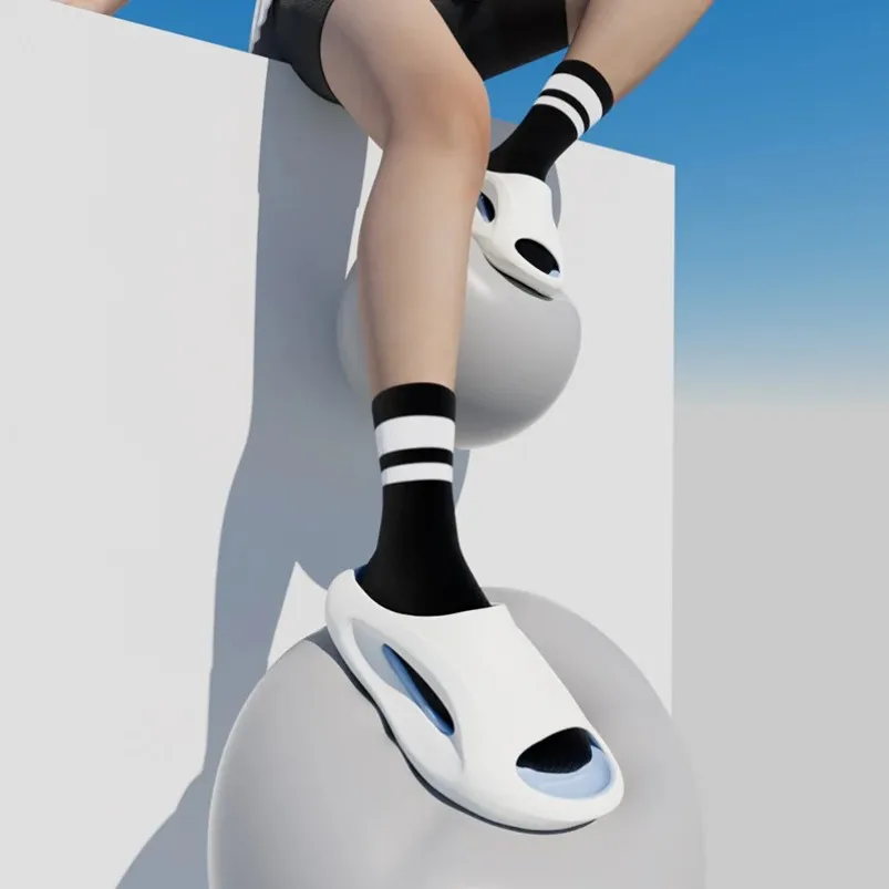Home Slipper Male Platform Cloud Summer Sandal Men Flip Flops Beach Non Slip Sport House Shoes Rubber Sneaker Female Woman Thick