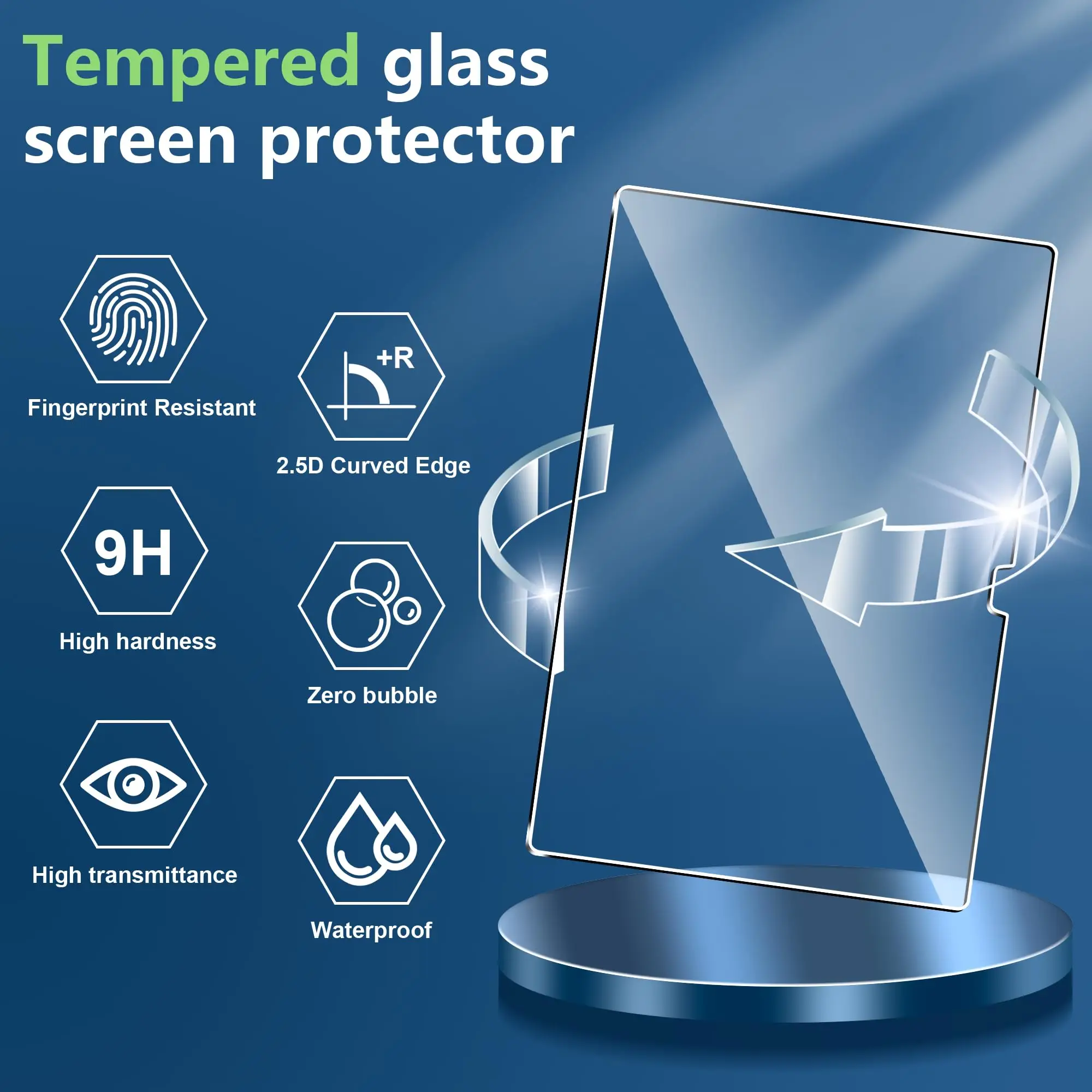 واقي شاشة لهاتف RedMagic Astra وغطاء كامل من الزجاج المقسى ​ لـ Nubia RedMagic Pad 3 Pro وحافظة