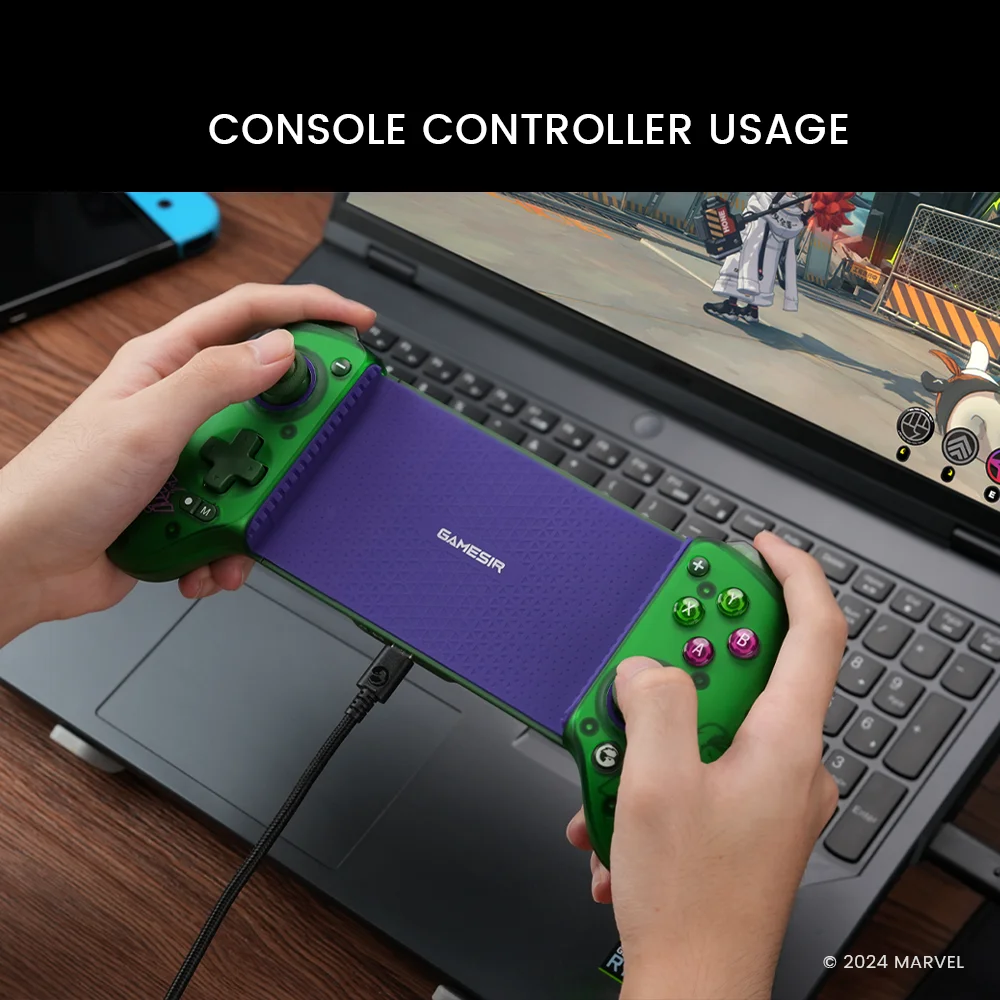 GameSir G8 Plus Hulk Edition Bluetooth Mobiler Gaming-Controller für Nintendo Switch 2, Android-Handys, Tablets, iPhone, iPad, PC – Detail 6