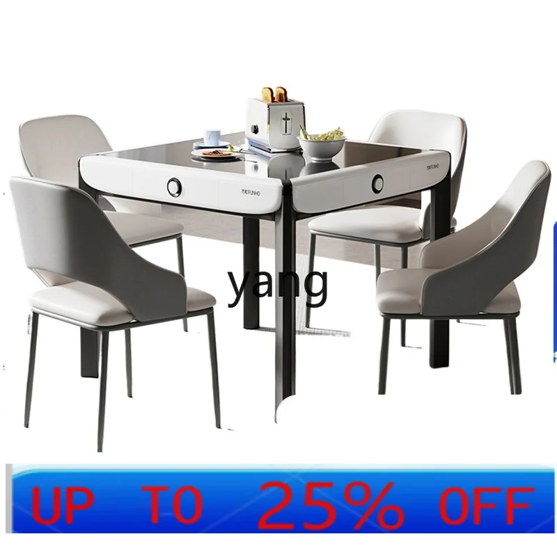 

LTT mahjong machine automatic home dining table dual-purpose roller coaster bass mahjong table