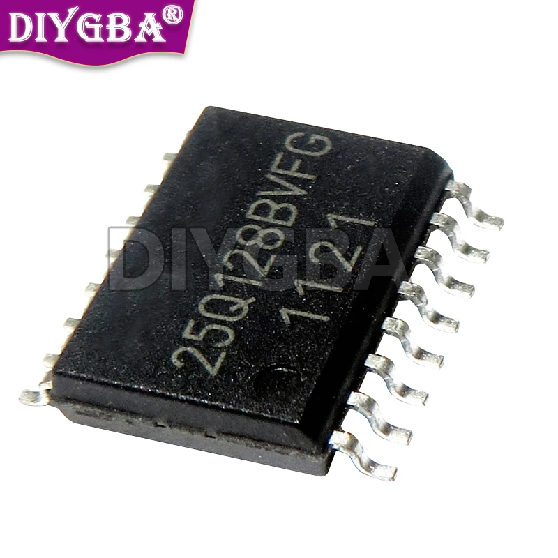 10PCS 100% New W25Q128BVFG 25Q128BVFG SOP-16 Chipset In Stock