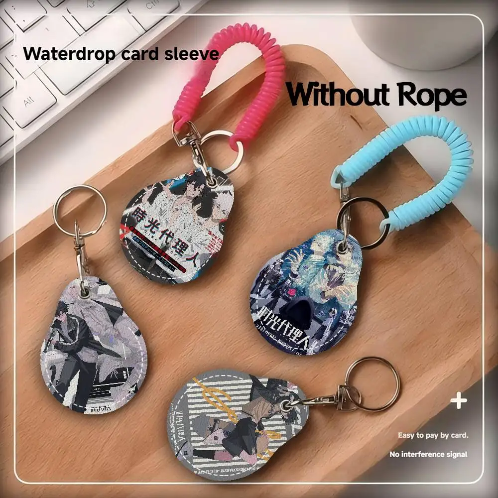 رابط انقر على شكل قطرة ماء صغيرة، حامل بطاقة الوصول إلى المجتمع، مستشعر بطاقة المصعد، سلسلة مفاتيح واقية لبطاقة السقوط #4