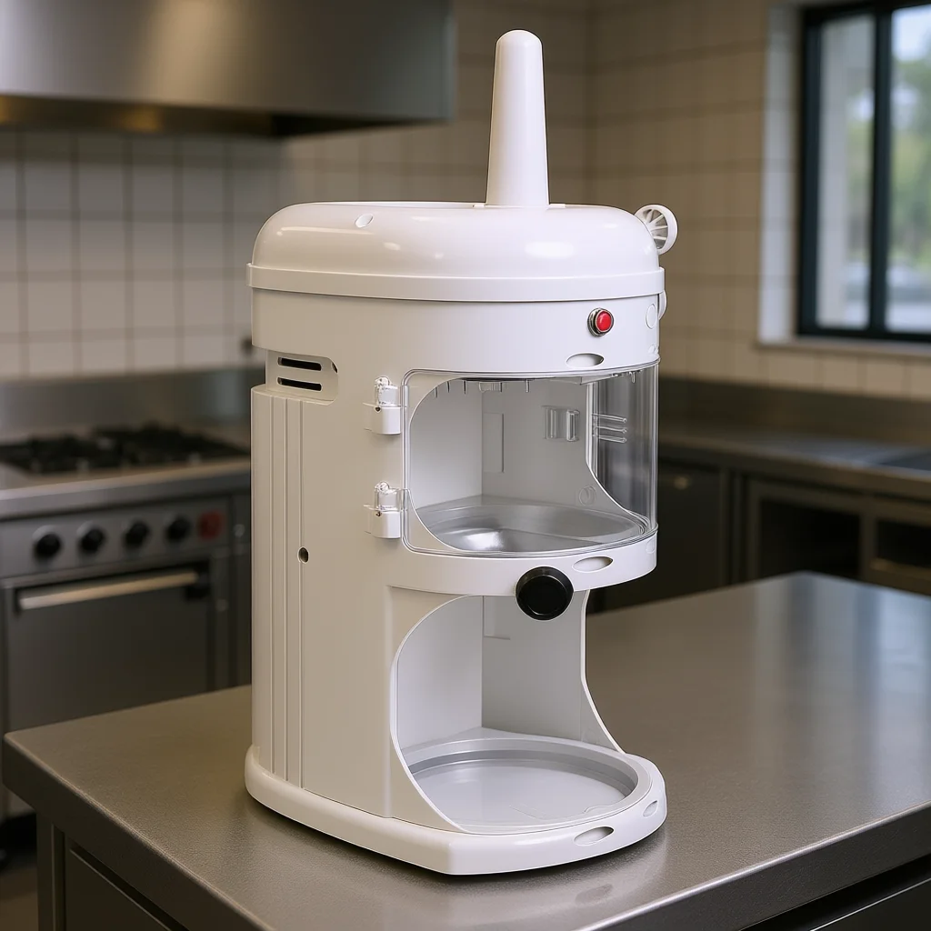 Ice shaver 220LBS H Fluffy electric commercial kitchen equipment, plug and play, easy to clean