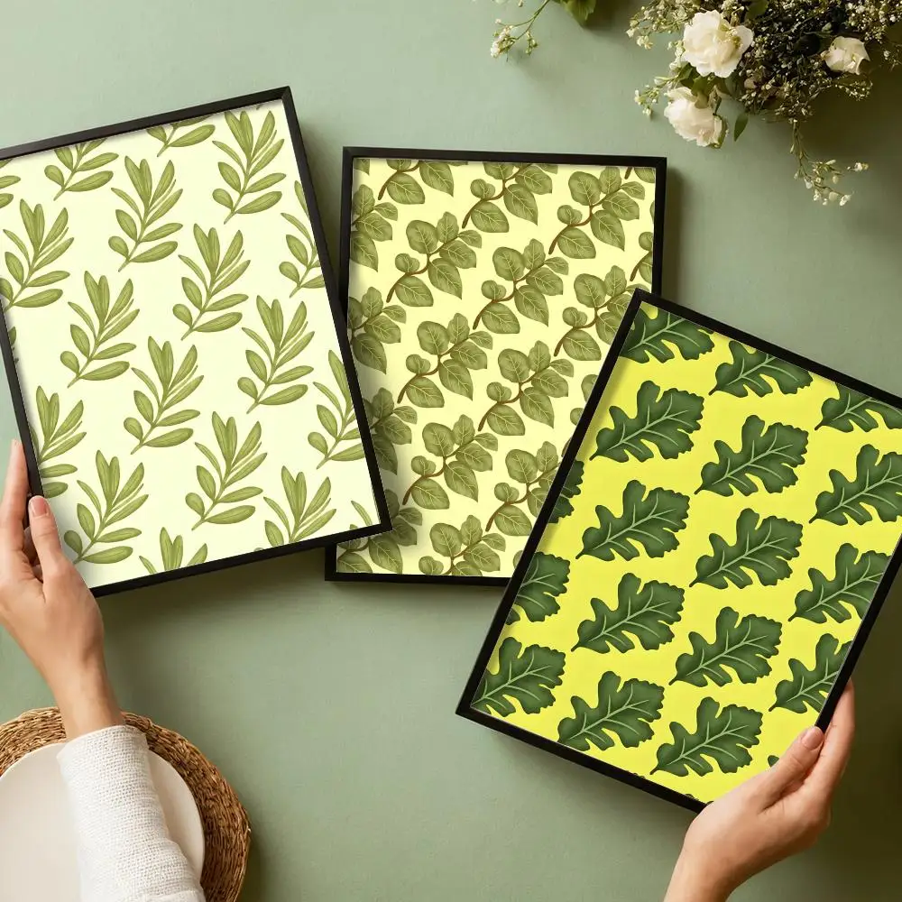 Jungle Aesthetic Poster Stickers HD Painting Self-Adhesive Art for Bedroom Living Room Home Decor Modern Wall Decals Gift