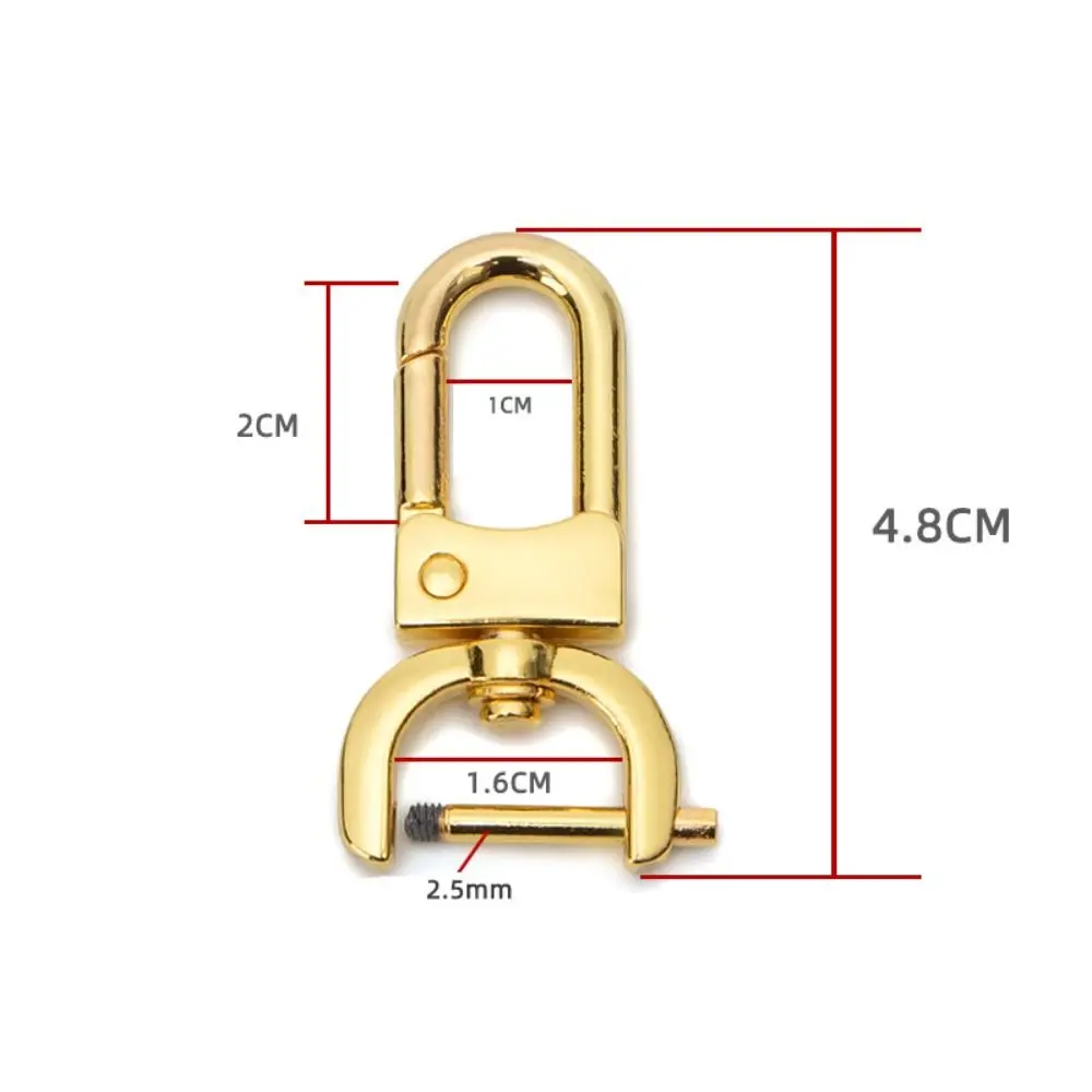 Universal 16/20/25mm Bag Belt Buckle DIY Craft Metal Removable Hook Trigger Clip Buckle