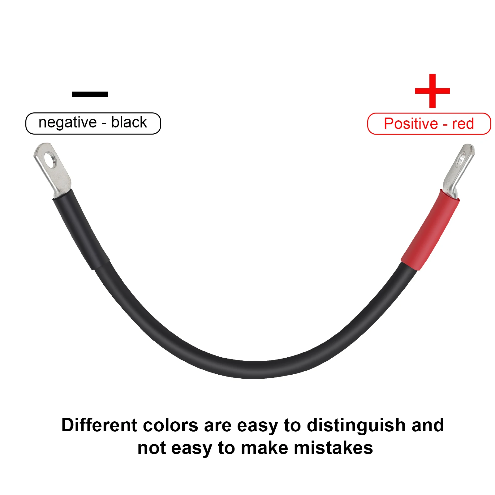 Roykaw 4-gauge golfkar accukabels geschikt voor Club Car DS 1995-up 48 volt modellen, 5 stuks