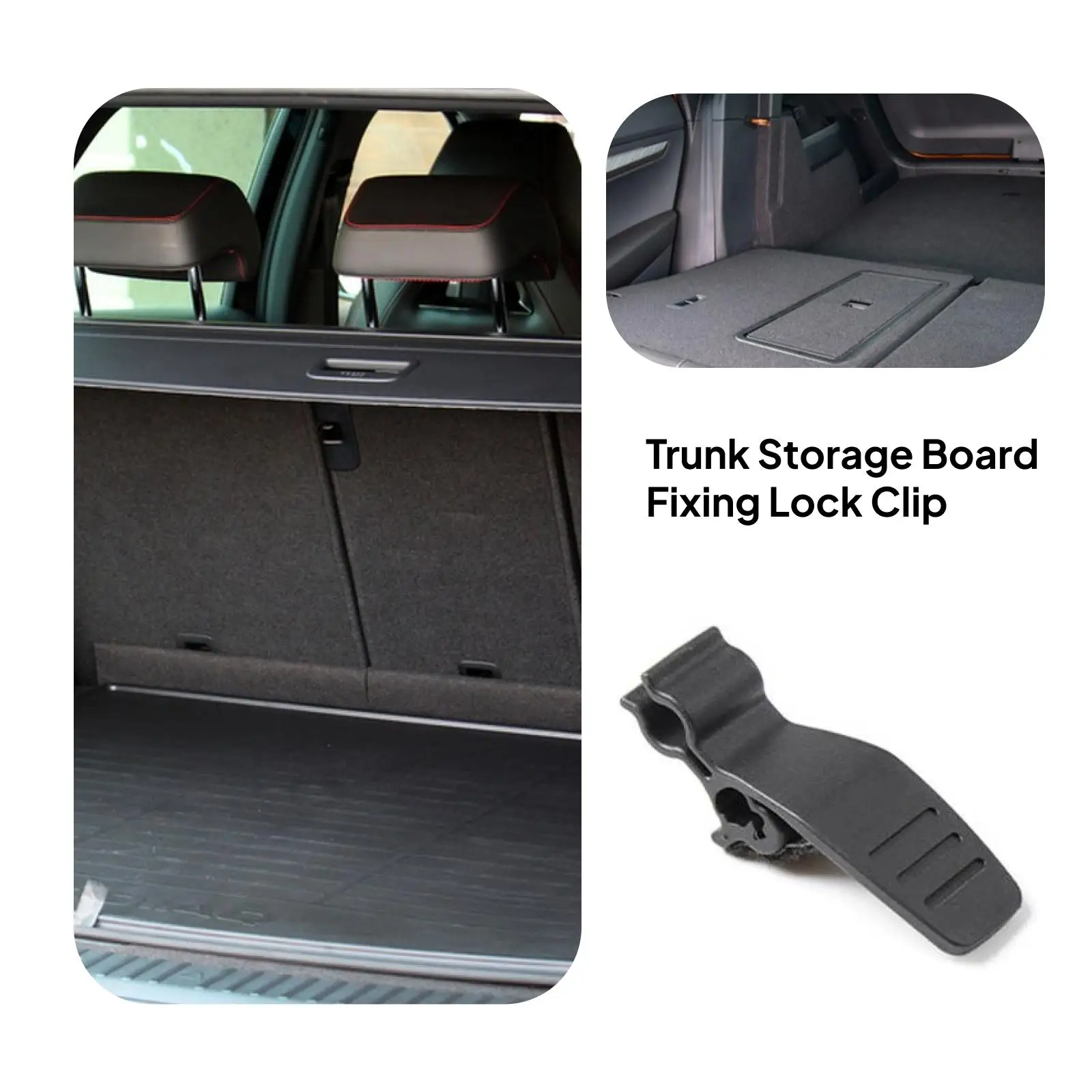 

Car Luggage Cover Blind Repair Hook Modern Automotive Replace Practical Fixing Clip 7P6898773JK1 for Volkswagen Touareg