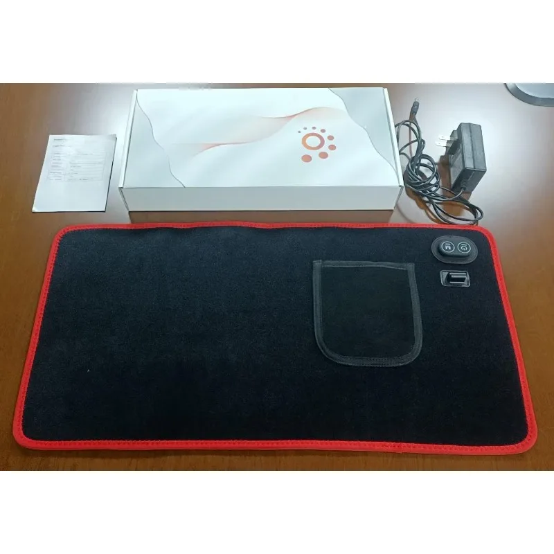 Red Light Heating Pad Infrared Light Mat 660nm 850nm, 360/420 LEDs Dual Size, Adjustable Brightness Timer Home Body Care Cushion