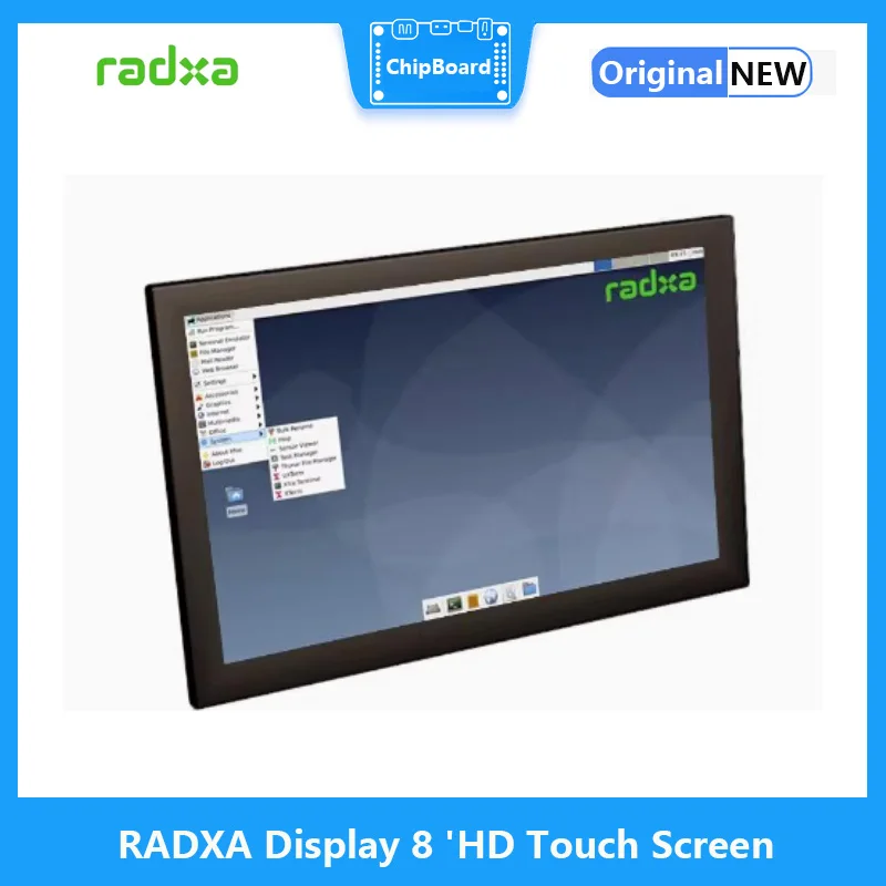 

RADXA Display 8 'HD Touch Screen 800*1280 TFT for RADXA ROCK 3/4/5