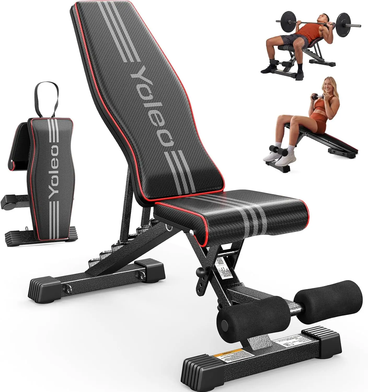 Certified ASTM 827LBS Adjustable Weight Bench