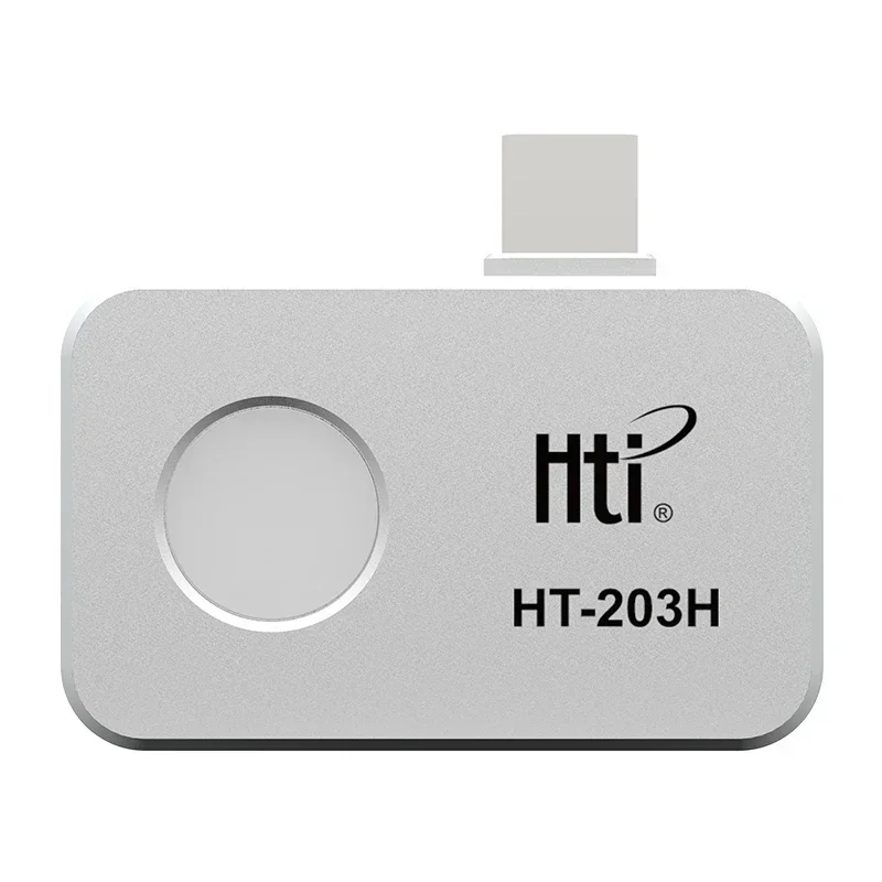 HTI HT-203H 256*192 Thermal Camera For PCB Device Fault Detect Android Type-C Thermal Imager 25Hz Mobile Thermal Imaging Camera