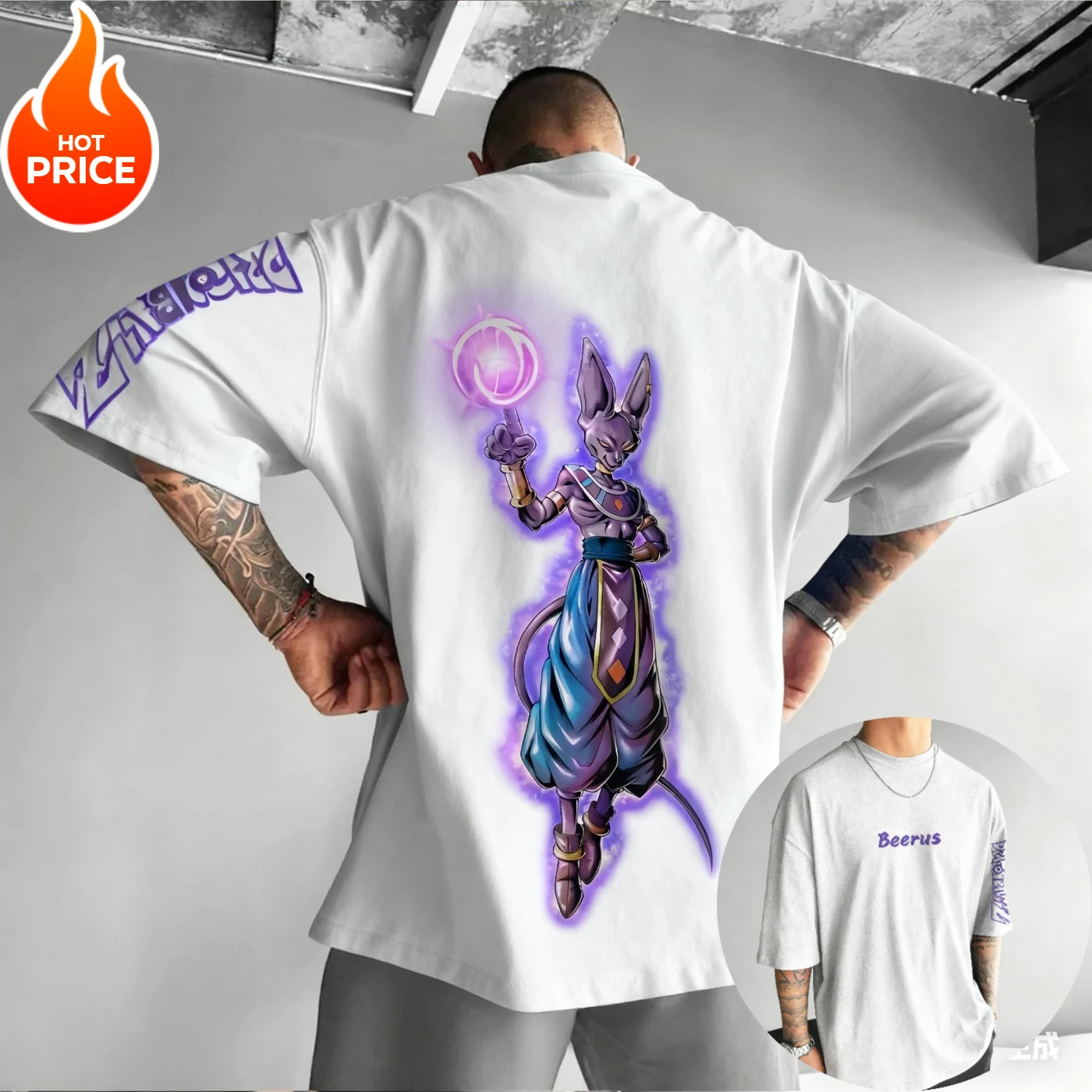 2026 Summer Dragon Ball Retro Pure Cotton Fitness T-shirt Men's Oversized Short-sleeved Family Unisex Children's Casual Shirt