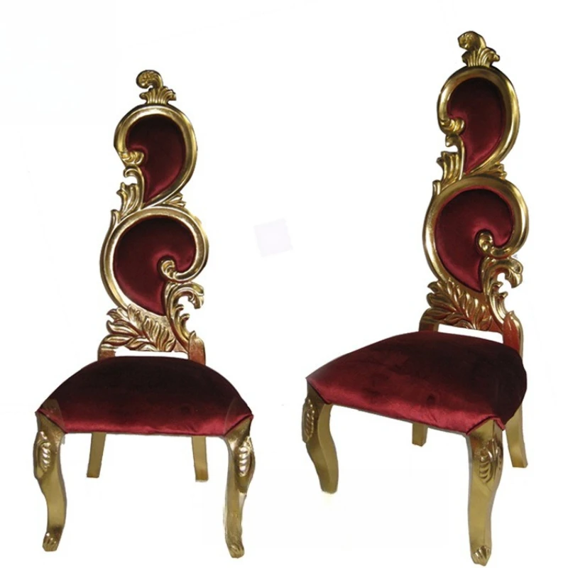 Thickened fiberglass European chairs, hotel anti-fouling and wear-resistant lobby chairs, banquet halls