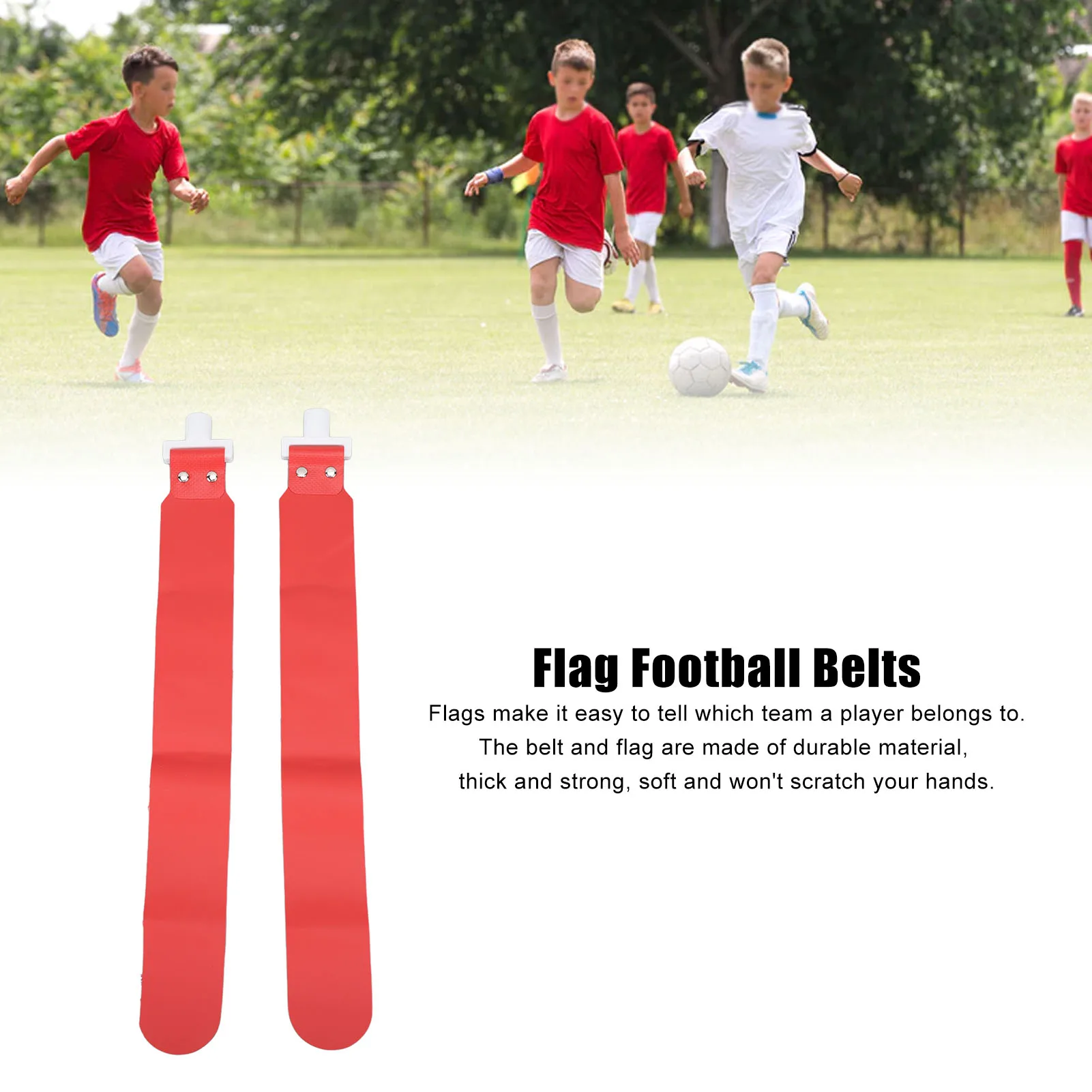 

Adjustable Flag Football Set 5 PCS PP Adjustable Flag Football Belts For Youth And Adults Training Equipment