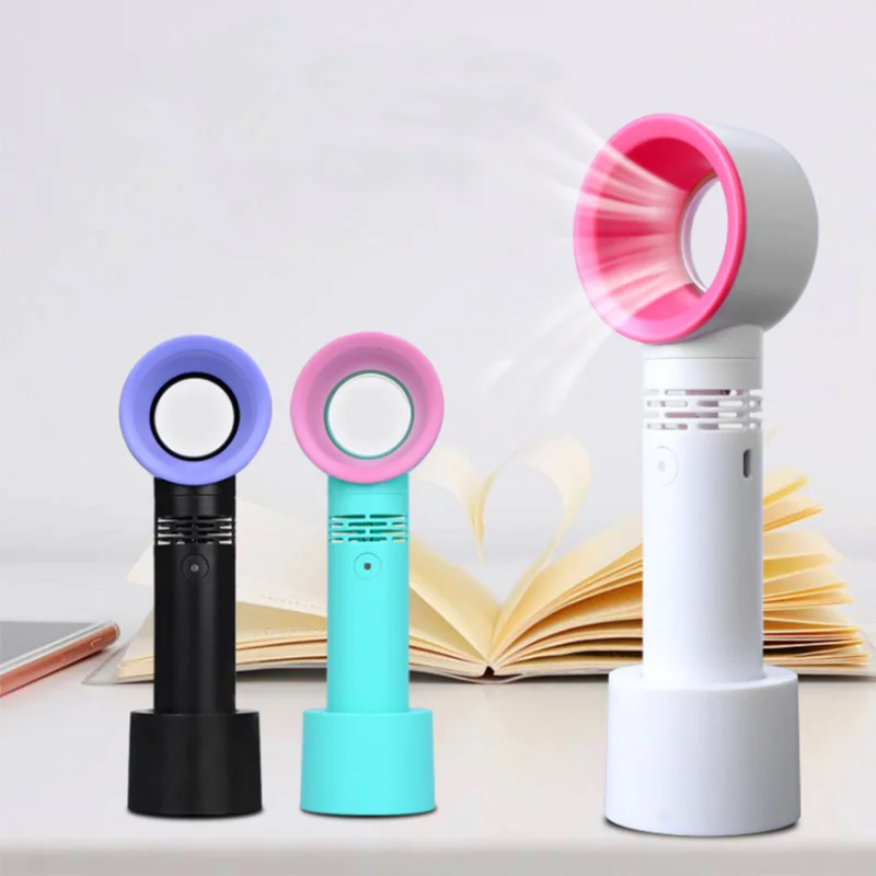 Mini Personal Fan Portable Usb Desk Rechargeable Bladeless Handheld Electric Eyelashes Grafted Dedicated Eyelash Extension