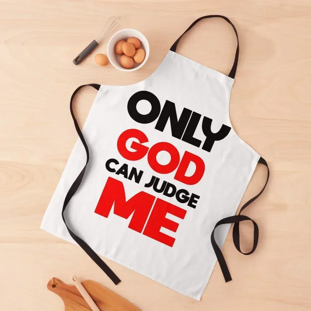 

ONLY GOD JUDGE ME - 2PAC Apron Men'ss Waterproof Kitchens For Men Women Kitchen'S Apron