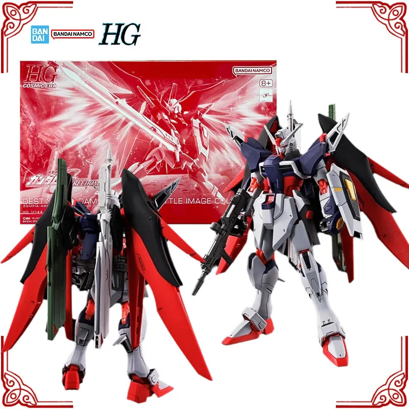 

Оригинальный сборный набор Bandai Gundam Model Kit HG 1/144 Destiny Spec 2 Final Battle Image Color, коллекционная модель аниме-фигурки для сборки