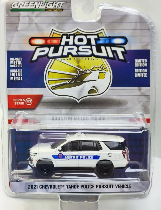 All 1:64  Series 2021 CHEVROLET TAHOE  Z71 , POLICE PURSUIT VEHICLE  Diecast Metal Alloy Model Car Toys For  Gift Collection