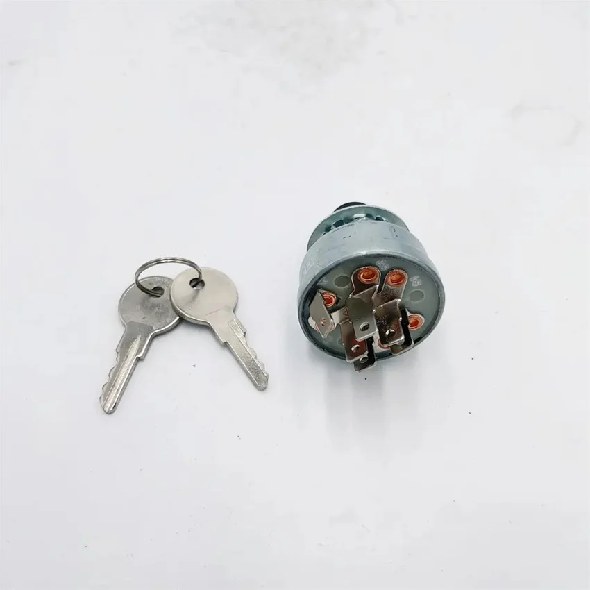Untuk baru aksesori ekskavator starter switch kunci starter AM101561 TCA15075 untuk 125 130 165 175 200 F912 mesin diesel