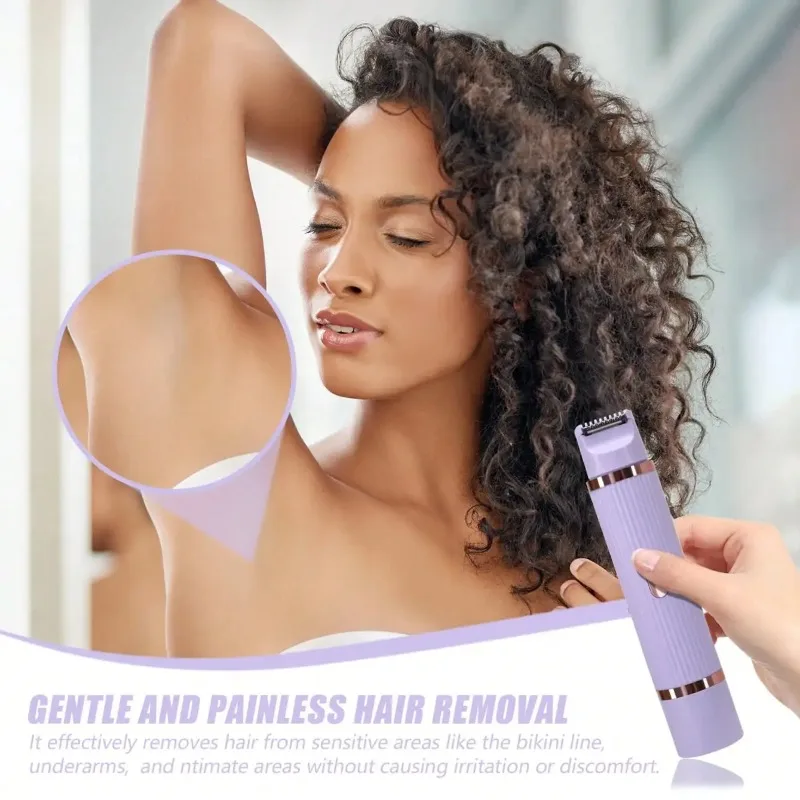 Multifunctional Cordless Electric Trimmer, 2‑in‑1 Bikini Shaver, USB Rechargeable Holiday Gift Option