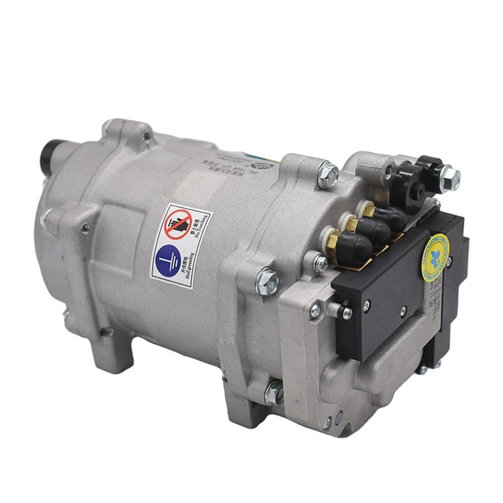 FMM a Set Electric Universal A/C AC Compressor for Truck Small Car Motor Home With Connect Line 12V/24V - Image 3