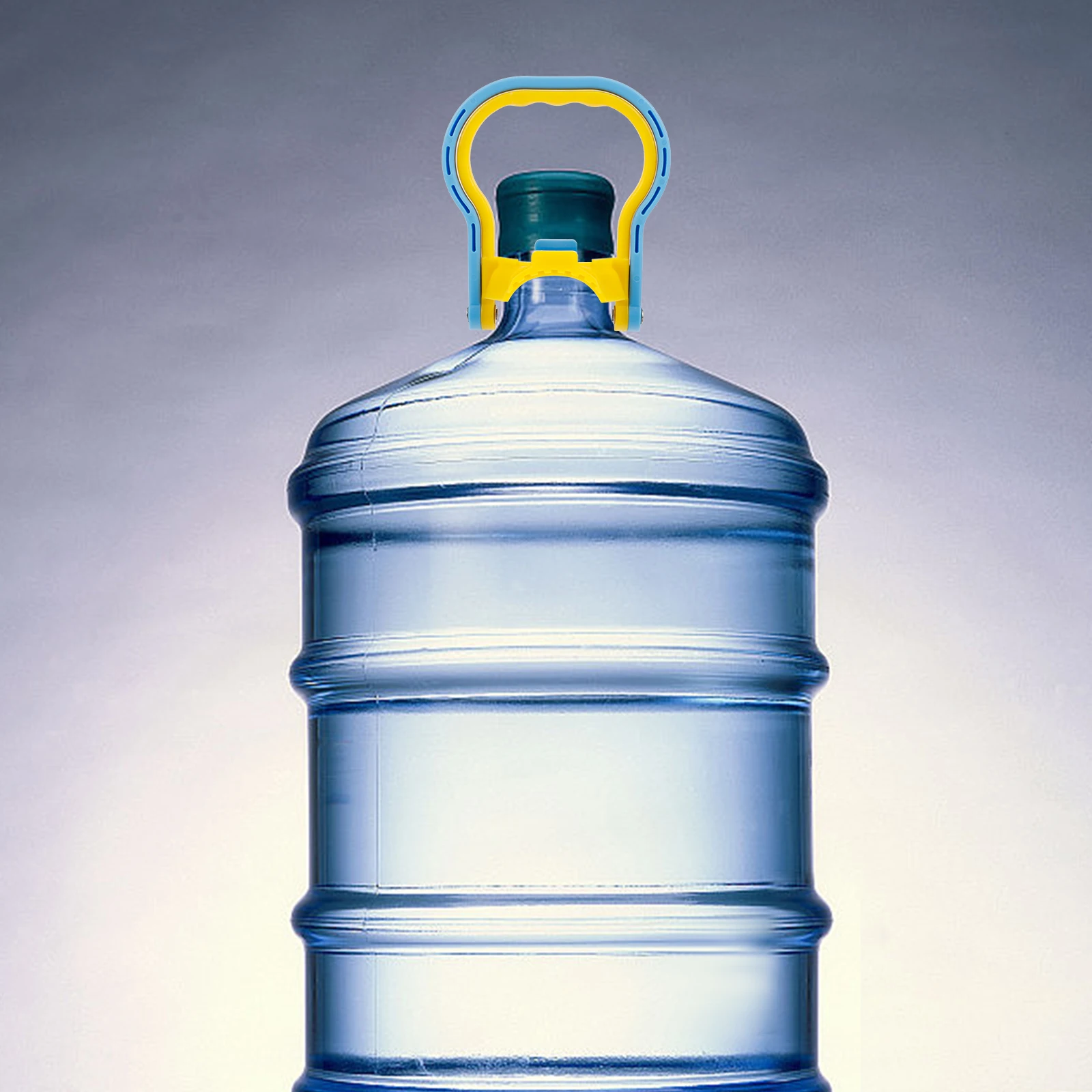 

Plastic Water Lifter 5 Gallon Bucket Blue Yellow Handles Smooth Surface No Burrs Carry Jug Bottle Office Home Kitchen Use