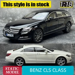 NOREV 1/18 New BENZ CLS CLASS SHOOTING BRAKE 2011 White car Black hunting version Metal car model static display collection