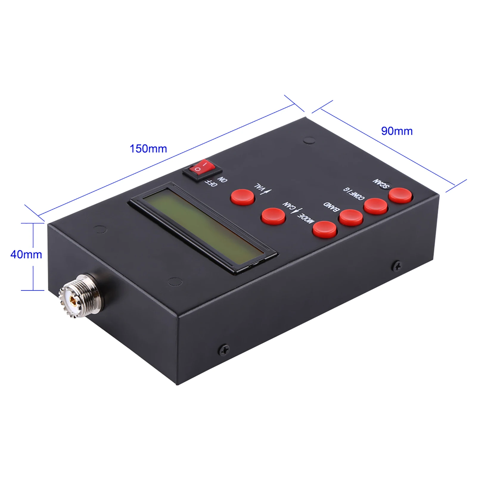 1‑60MHz Shortwave SWR Antenna Analyzer Meter Tester For Ham Radio Hobbists Antenna Tester Shortwave Meter Antenna Analyzer