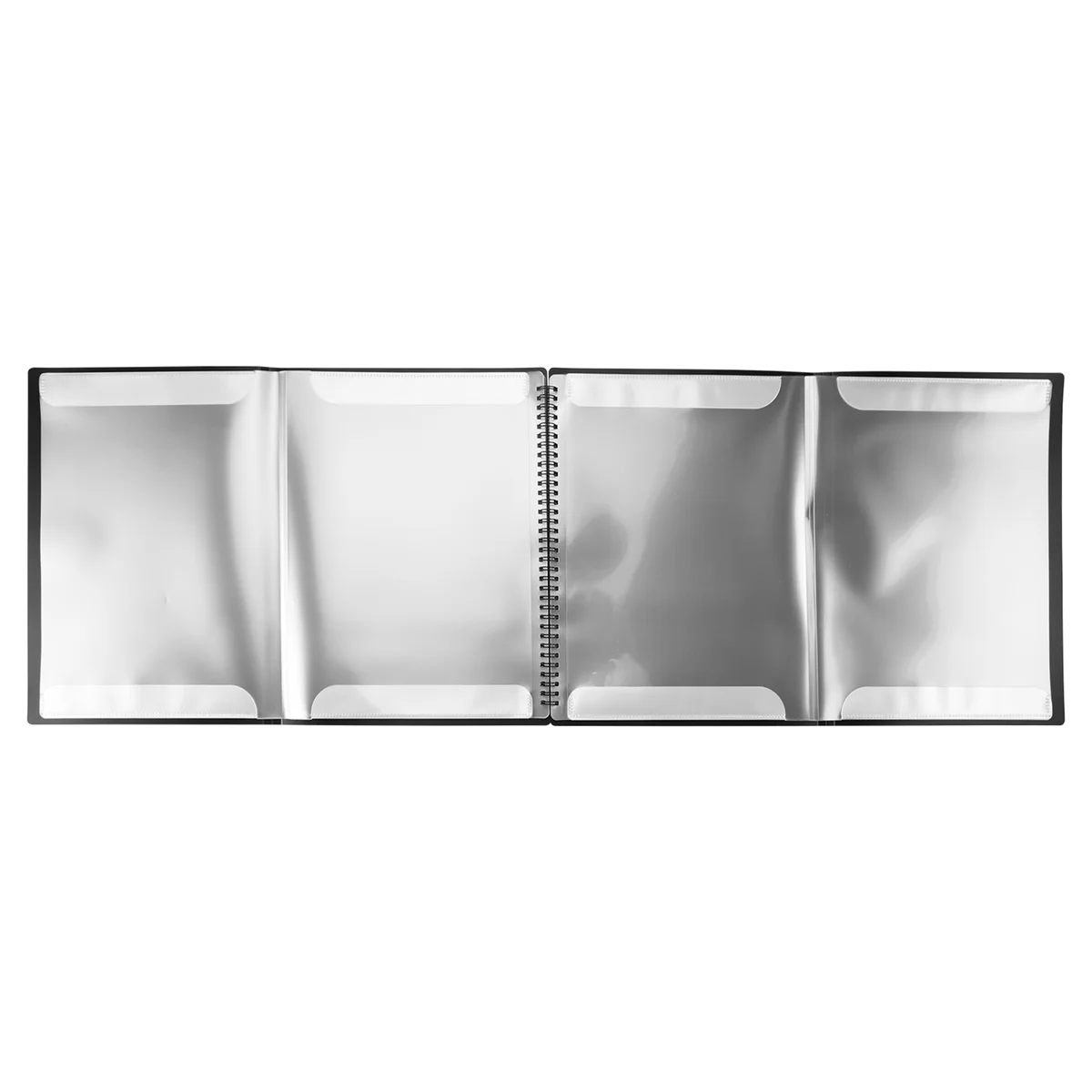 PTNOKA Lembaran Musik Folder Musik Stand Aksesoris Musik Binder 4 Halaman Memperluas Spiral-Bound 40 Kantong Panas