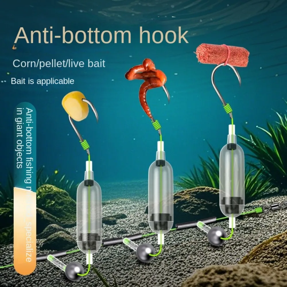 

1pc 3 Hooks Fishing Hair Rigs Hook Iseni Hook Suspension Carp Fishing Hook Barb Size4#-11# Carp Rigs Fishing Lure Fishing Tackle