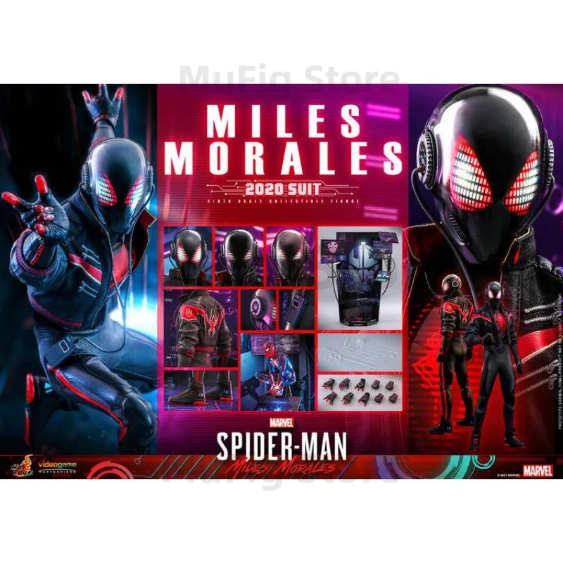 In-stock HOTTOYS HT VGM49 Spider-Man 2020 Suit Miles Morales Action Figure Collectible Gift
