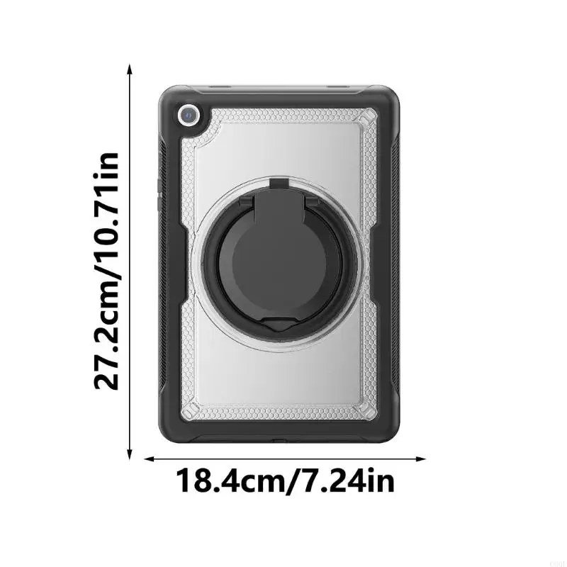 C90F لـ TAB A9 11inch 2023 Cover Heavy Dickproof Cover 360 درجة الدوران